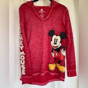 Disney Parks Authetic Original Mickey hooded long sleeve T with thumb holes
XS
